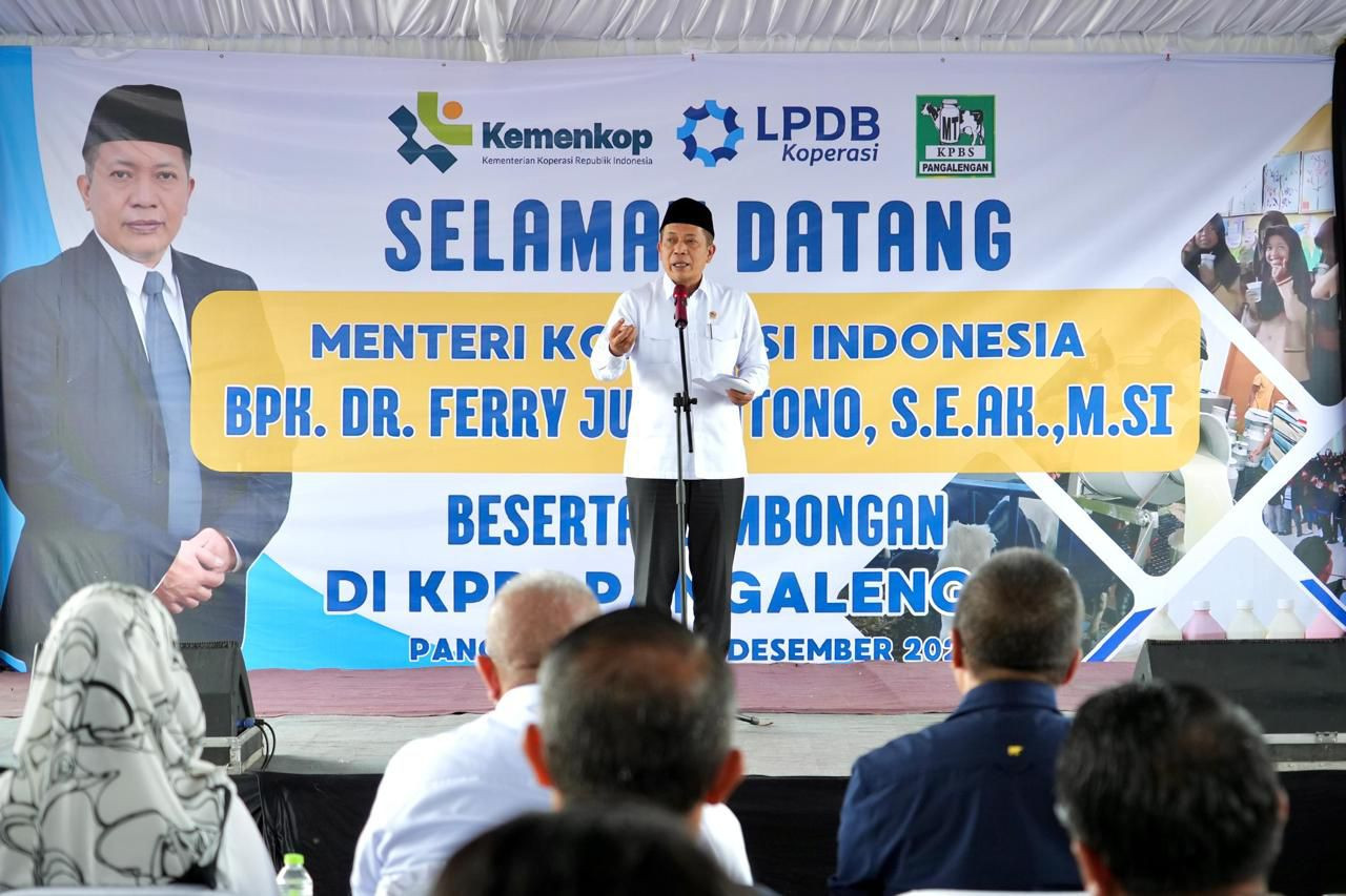 Menkop Dukung Langkah KPBS Pangalengan Produksi Susu UHT dan Masuk Ekosistem MBG