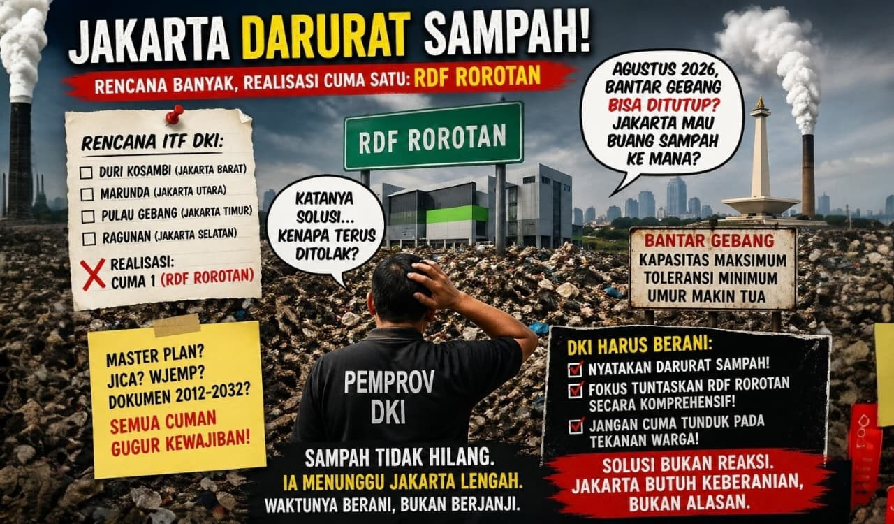 RDF Rorotan dan Ilusi Keseriusan Jakarta Mengurus Sampah