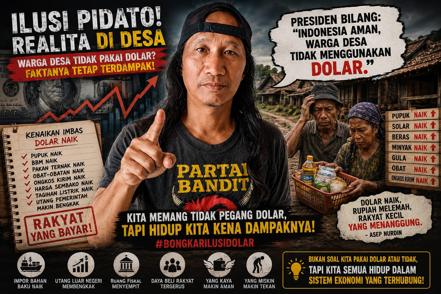 Membongkar Ilusi Rakyat Desa Tidak Pakai Dolar di Tengah Kenaikan Nilai Tukar.