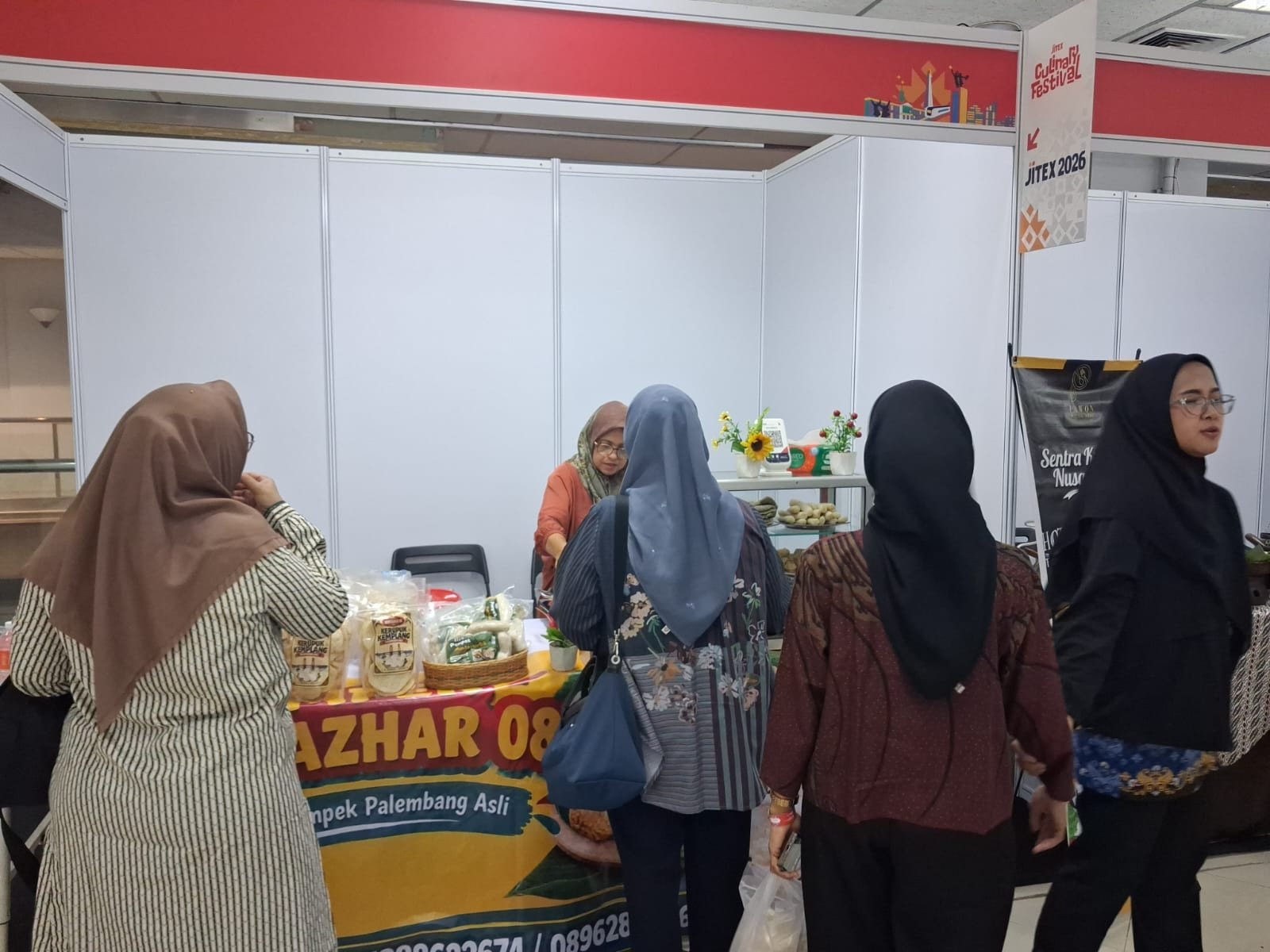 Dua Hari Culinary Festival JITEX 2026, Pempek Muntazhar 08 Tembus Omzet Rp7,8 Juta