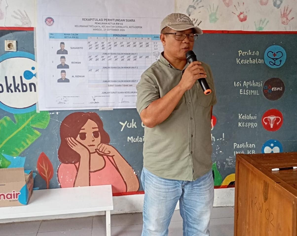 Pemilihan RW 02 Tirtajaya Berlangsung Kondusif, Sugianto Siap Emban Amanah